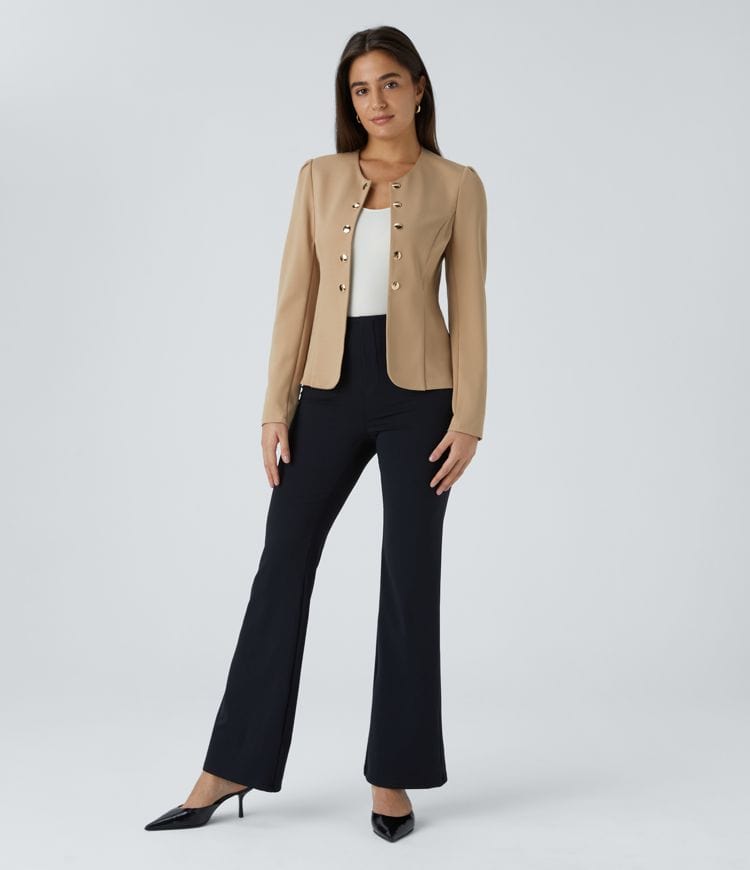 Tailored Blazer - Gold Button