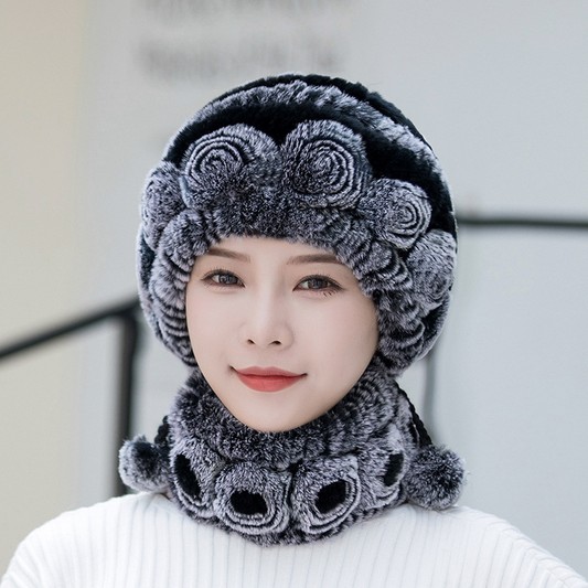 Bonnet Doux avec Bord Imitation Fourrure pour Femme | Idéal pour l’Hiver