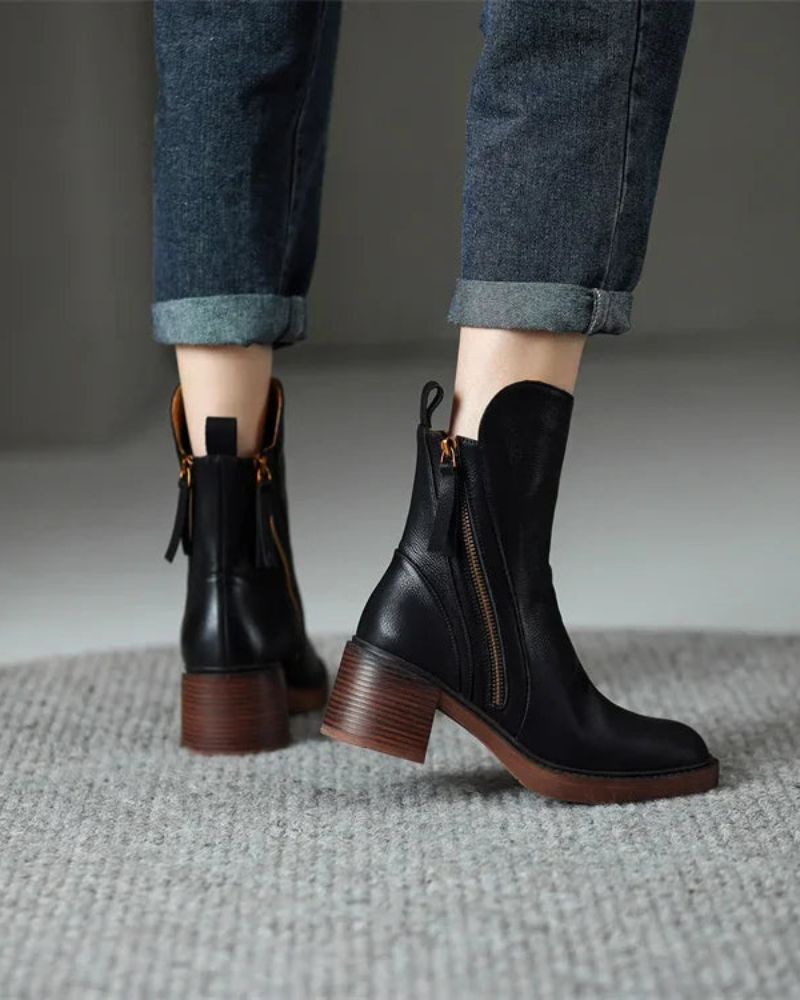 Valorine | Elegant Leather Boot