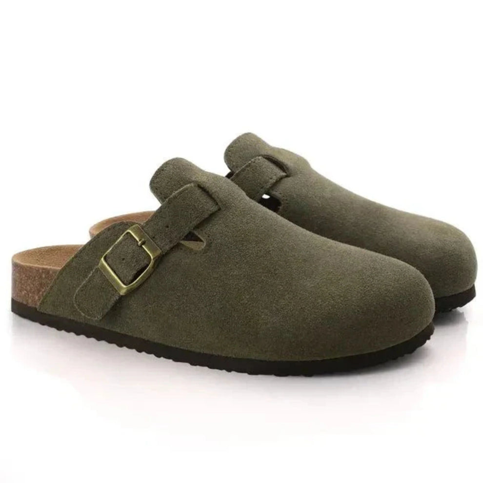 Vincent - Sabots de liège élégants avec boucle réglable pour un ajustement parfait