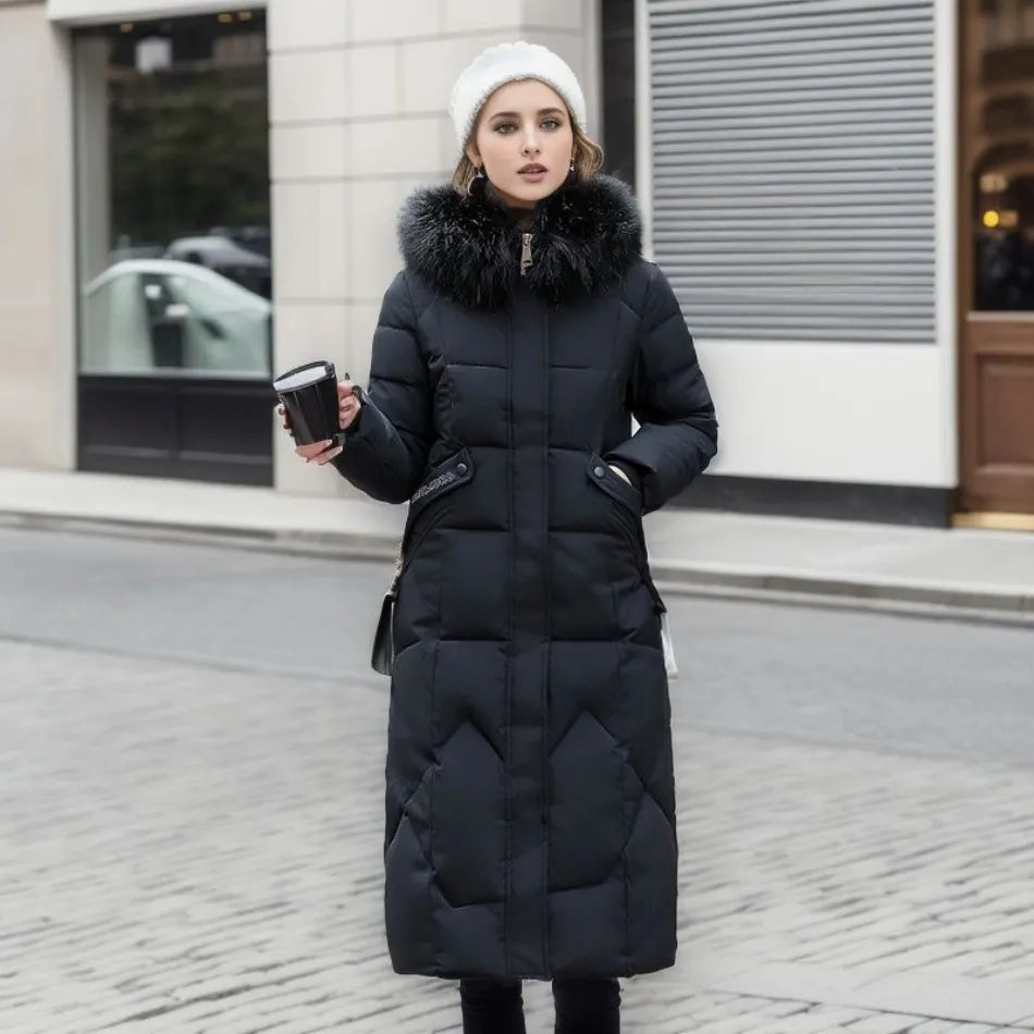 Avencea - Warm Extended Length Winter Coat