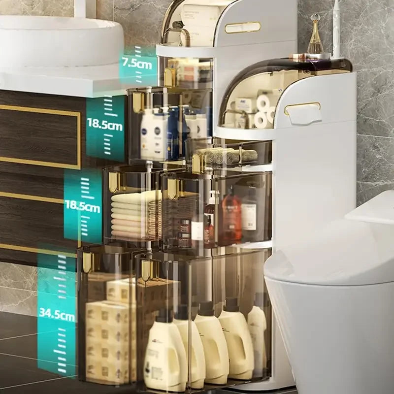 NookGlide™ - Rolling Bathroom Cabinet