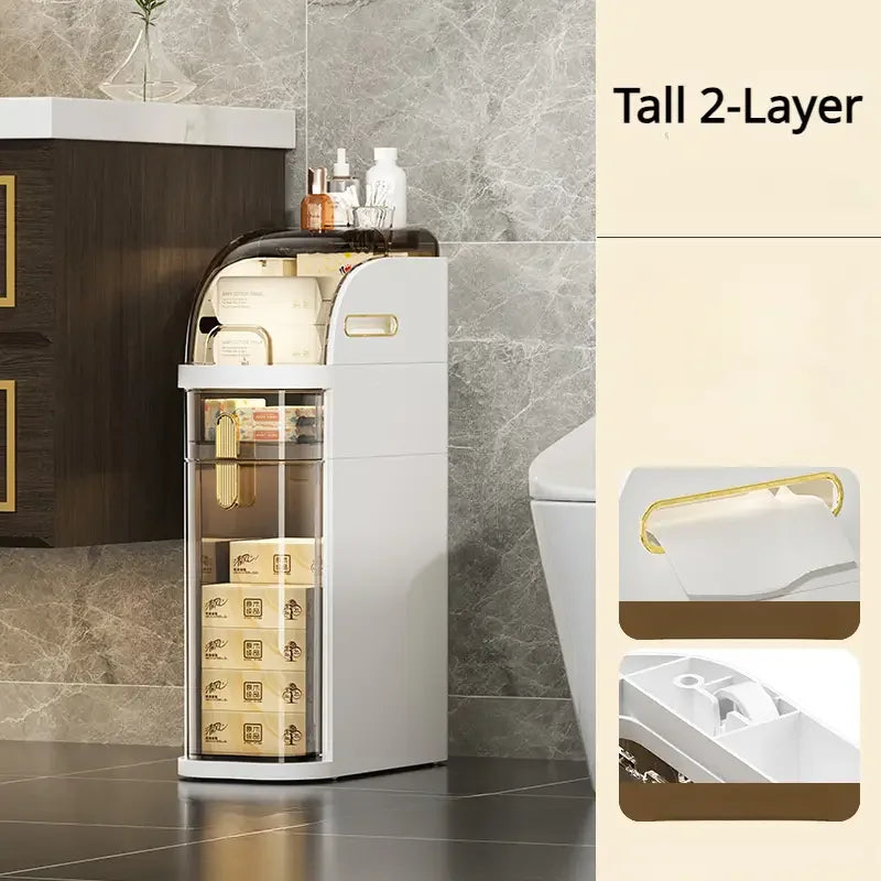 NookGlide™ - Rolling Bathroom Cabinet