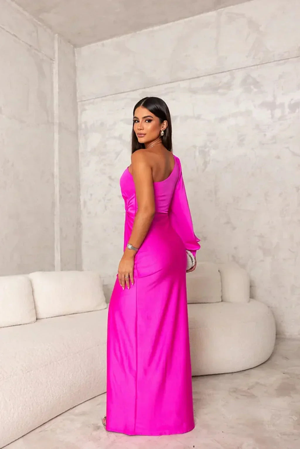 Odette - Elegante Maxi Jurk met Split voor Dames