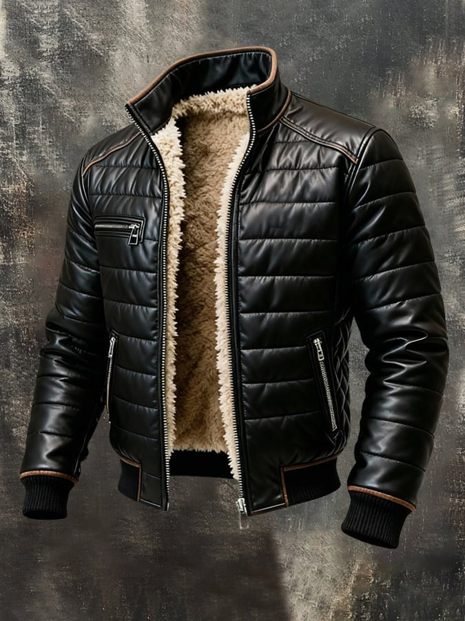 DUCHÊNE BORDEAUX™ | VESTE À COL HAUT COUPE RAFFINÉE