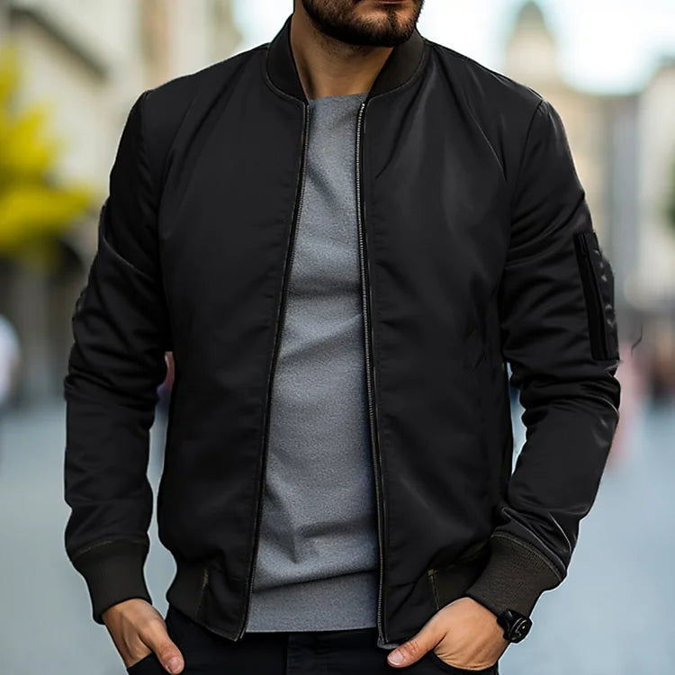 Linus Blouson pour Homme – Streetwear léger d’automne avec col montant