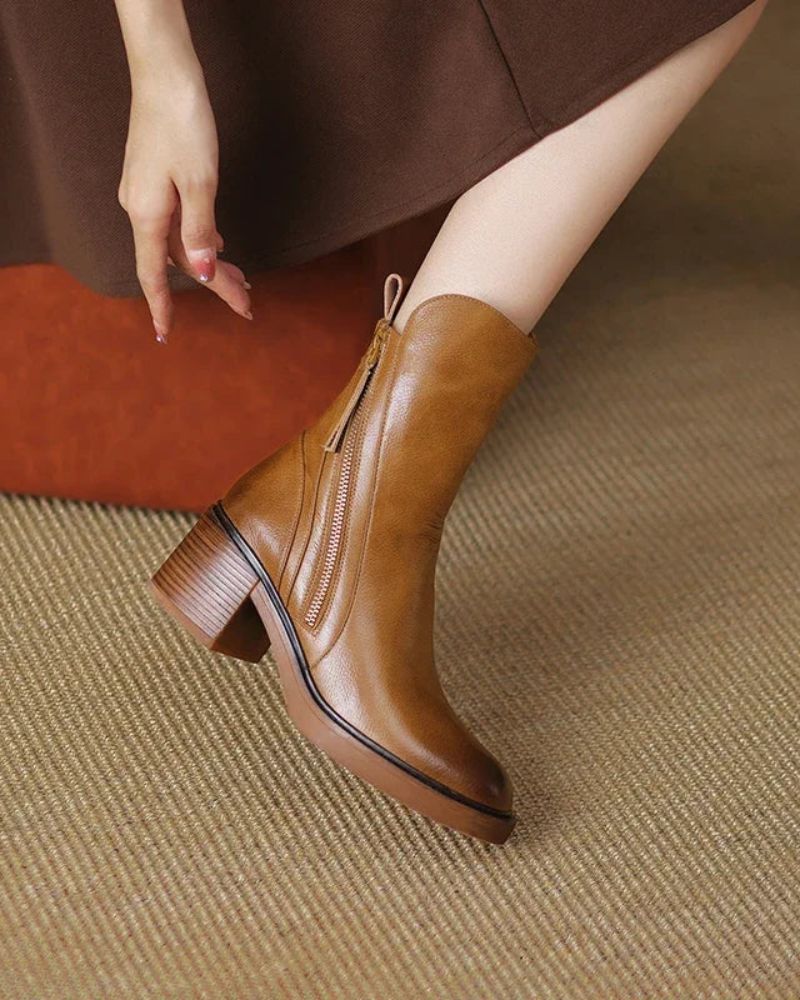 Valorine | Elegant Leather Boot