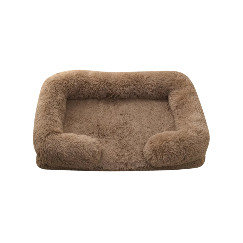 Plush Dog Bed | Anti-Slip, Washable & Durable Cozy Bed for Small to Medium Dogs