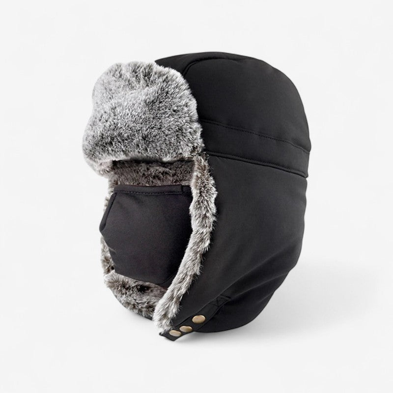 HeadCozy – Chapeau en polaire réglable avec longues rabats