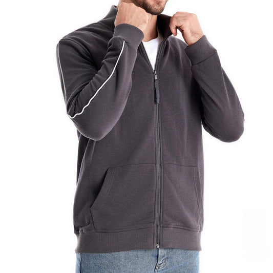 Heren Pullover met Half Zip en Zakken