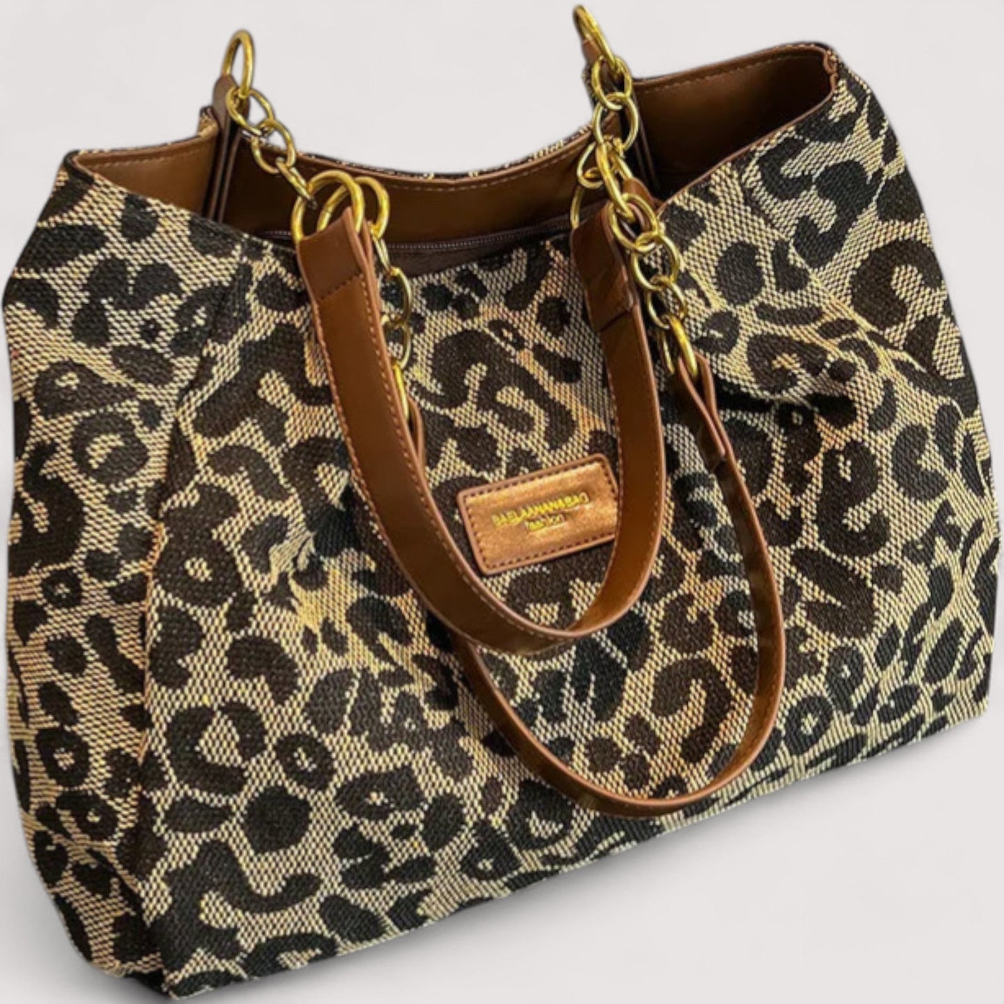 Edith | Standardní taška s leopardím vzorem – premium