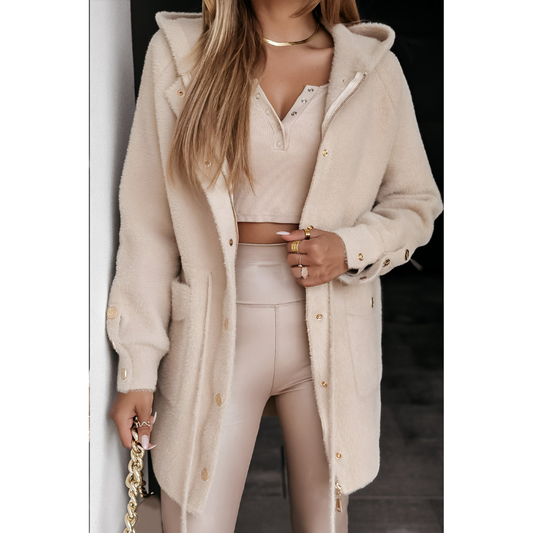 Amélie Elegante Damesjas met Fleecevoering