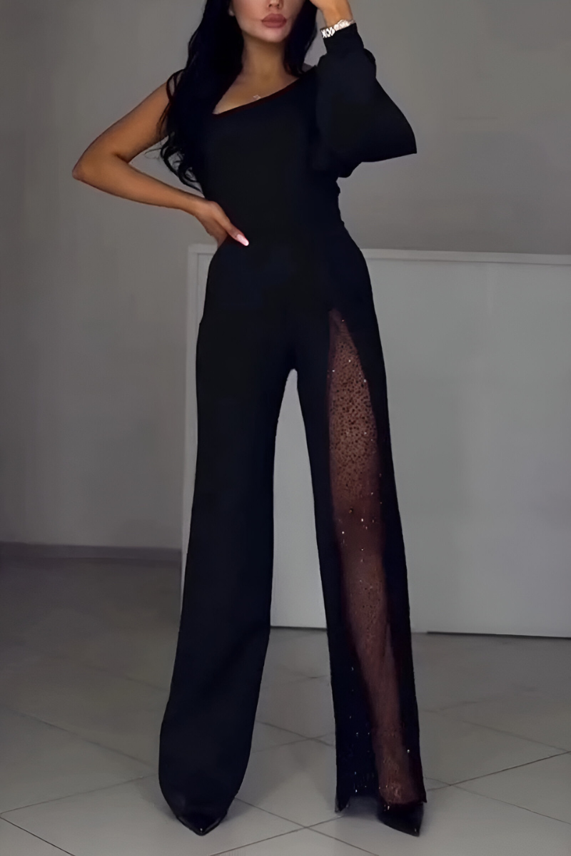 Ines™ | Moderne Jumpsuit met Wijde Pijpen
