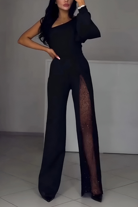 Ines™ | Moderne Jumpsuit met Wijde Pijpen