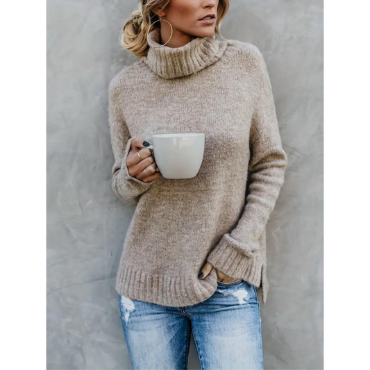 Gebreide Damestrui met Col – Winter Essential