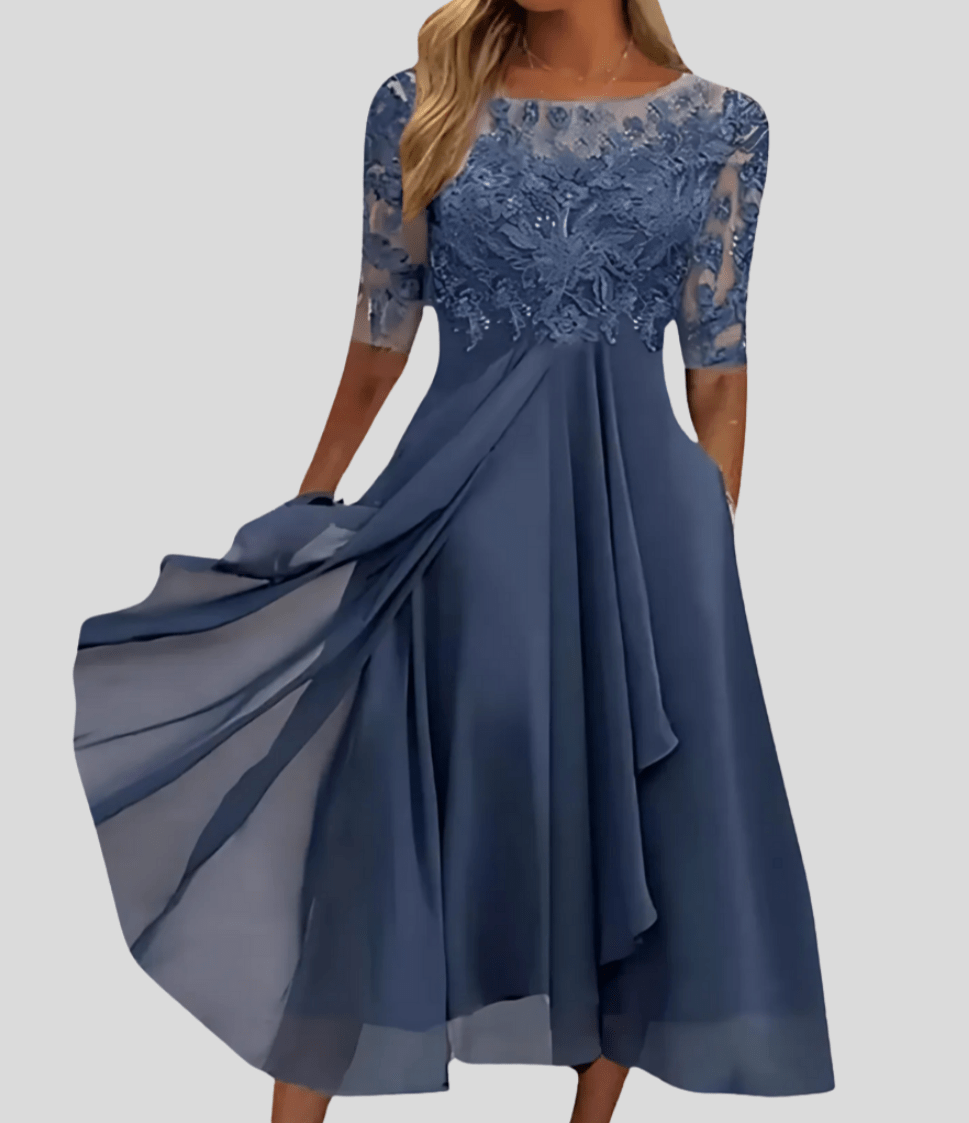 Rhonda - Lace Midi Dress