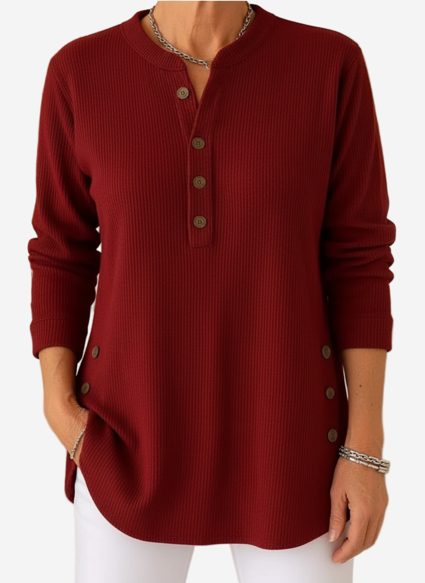 Harper | Long Sleeve Solid Knit Sweater