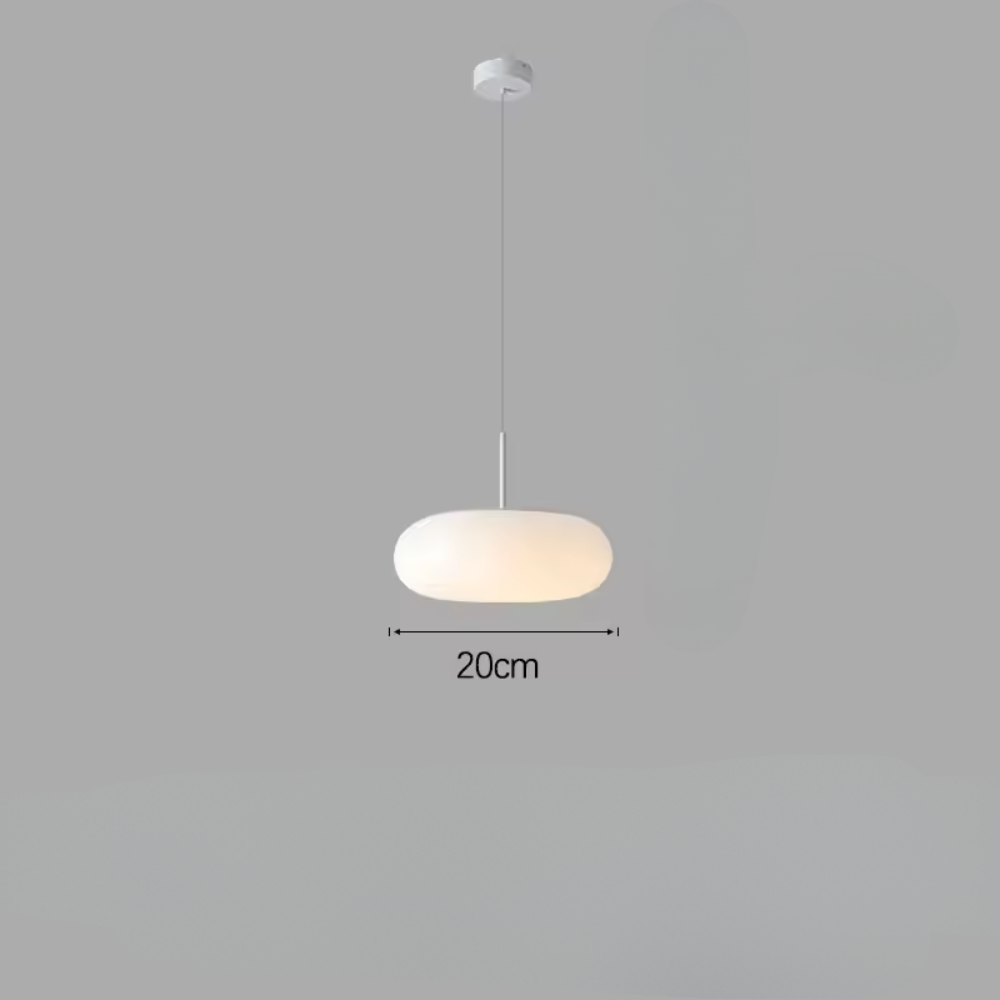 Nyxora - Moderne Crème Hanglamp in Eenvoudige Kroonluchterstijl met Warme LED Verlichting