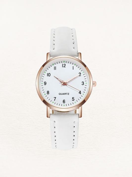 Women’s Round Dial Watch | Minimalist Quartz Watch