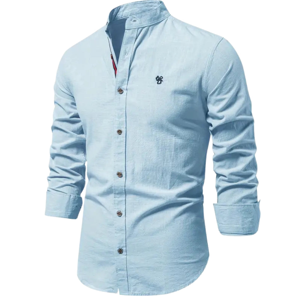 Elias – Chemise à Manches Longues avec Coupe Décontractée