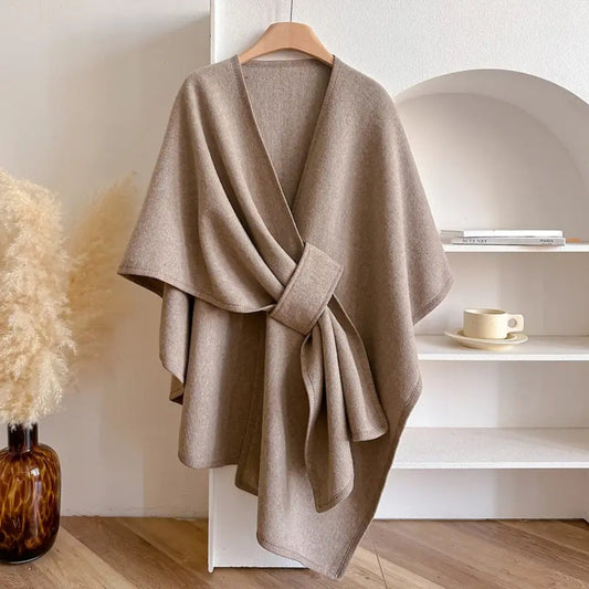 Ladies Wrap Scarf with Windproof Design – Celeste