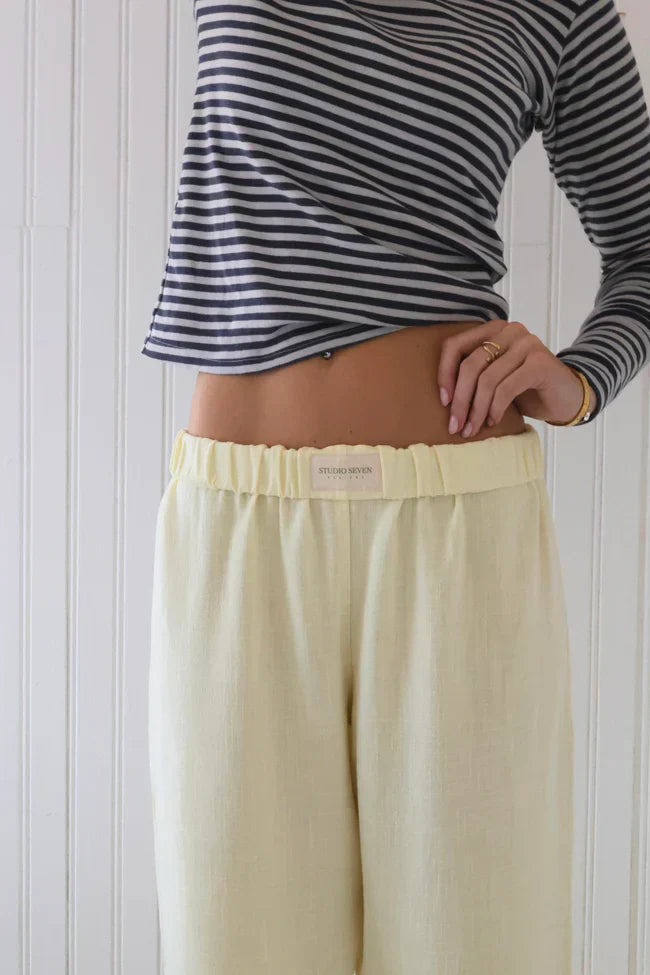 Pantalon à Rayures Décontracté | Coton | Confort Style