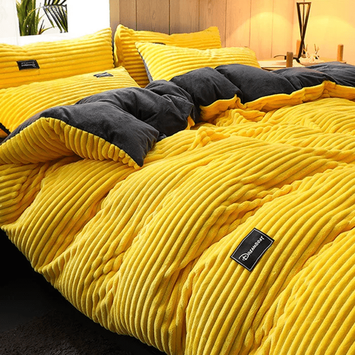 Cozy Thick Winter Bedding Set – Warm Plush Comfort
