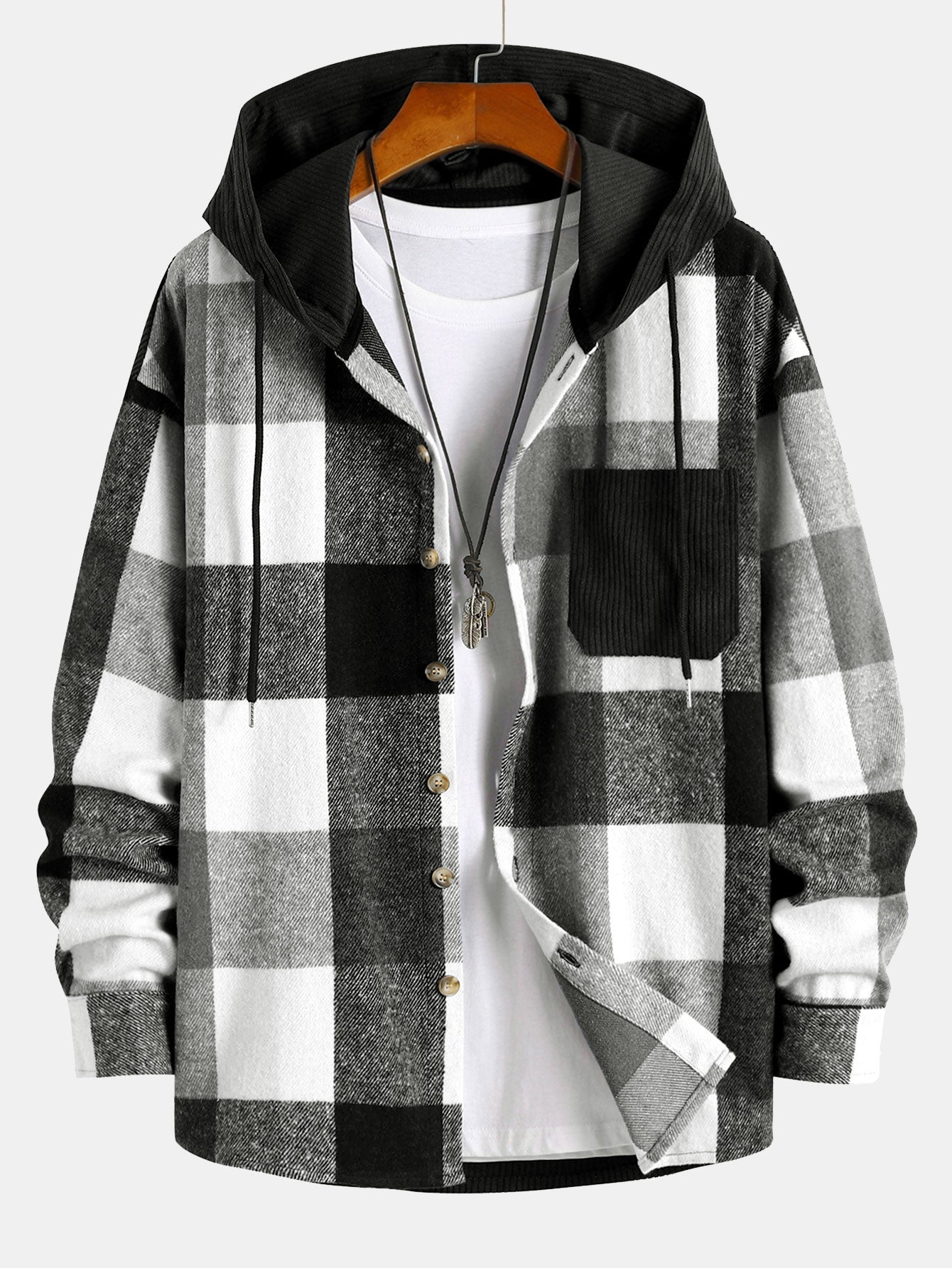 Balthazar - Conjunto De Sudadera Con Capucha y Pantalones De Pana Con Parches