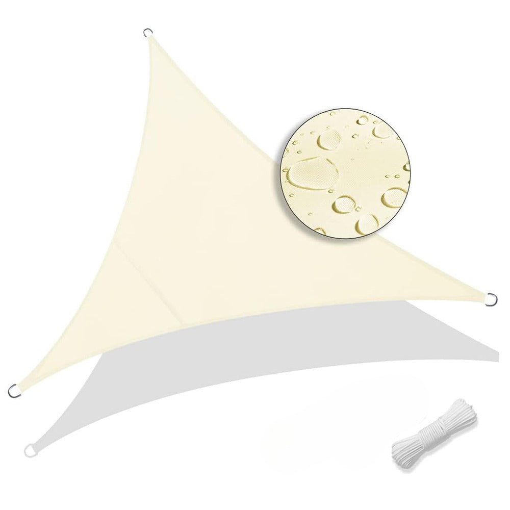 Heavy Duty Waterproof Sun Shade Sail Cloth Square Rectangle Triange Canopy Options