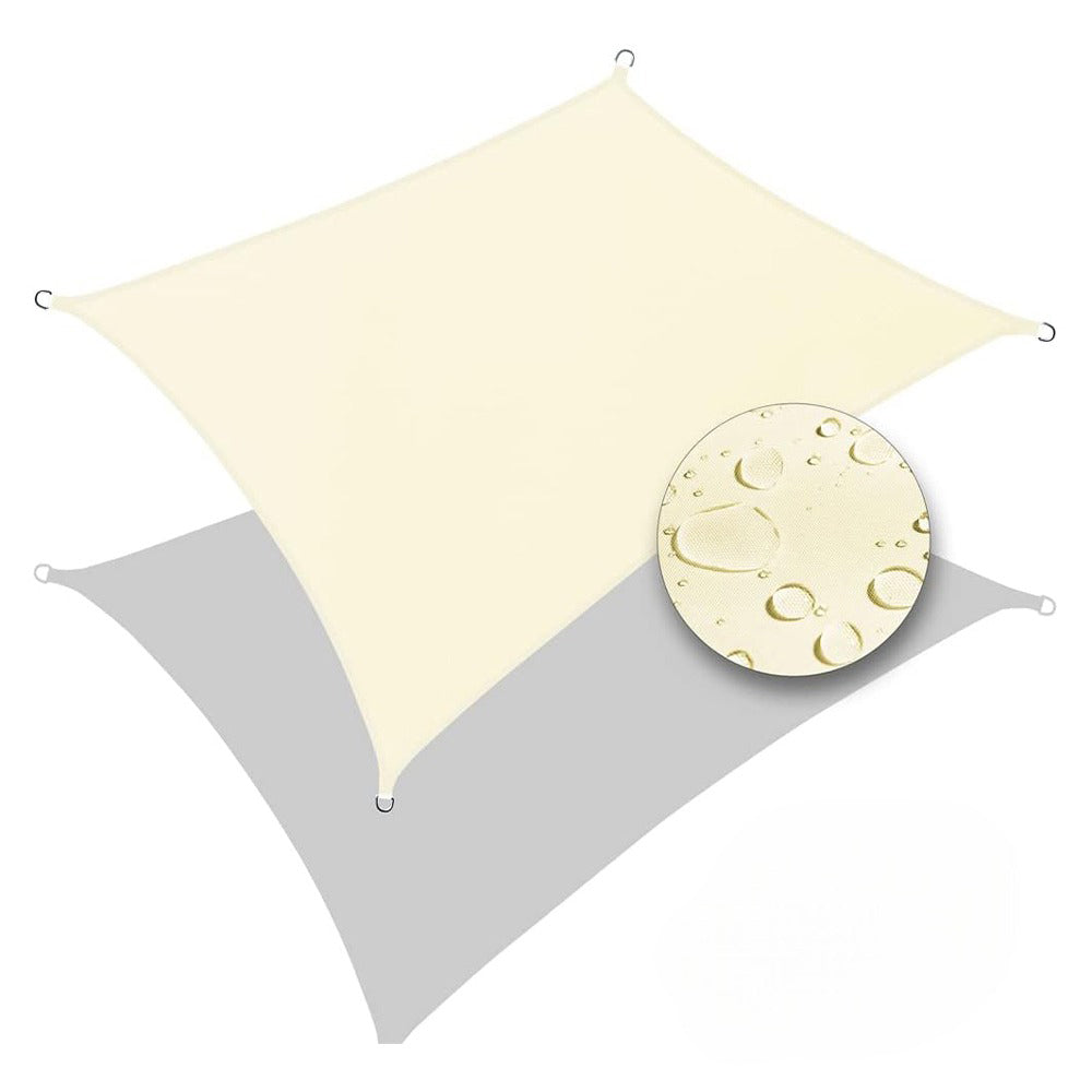 Heavy Duty Waterproof Sun Shade Sail Cloth Square Rectangle Triange Canopy Options