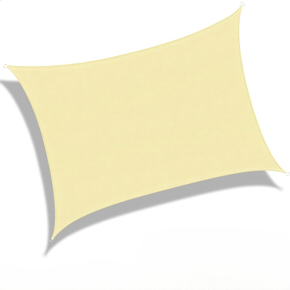 Heavy Duty Waterproof Sun Shade Sail Cloth Square Rectangle Triange Canopy Options