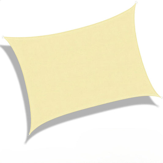 Heavy Duty Waterproof Sun Shade Sail Cloth Square Rectangle Triange Canopy Options