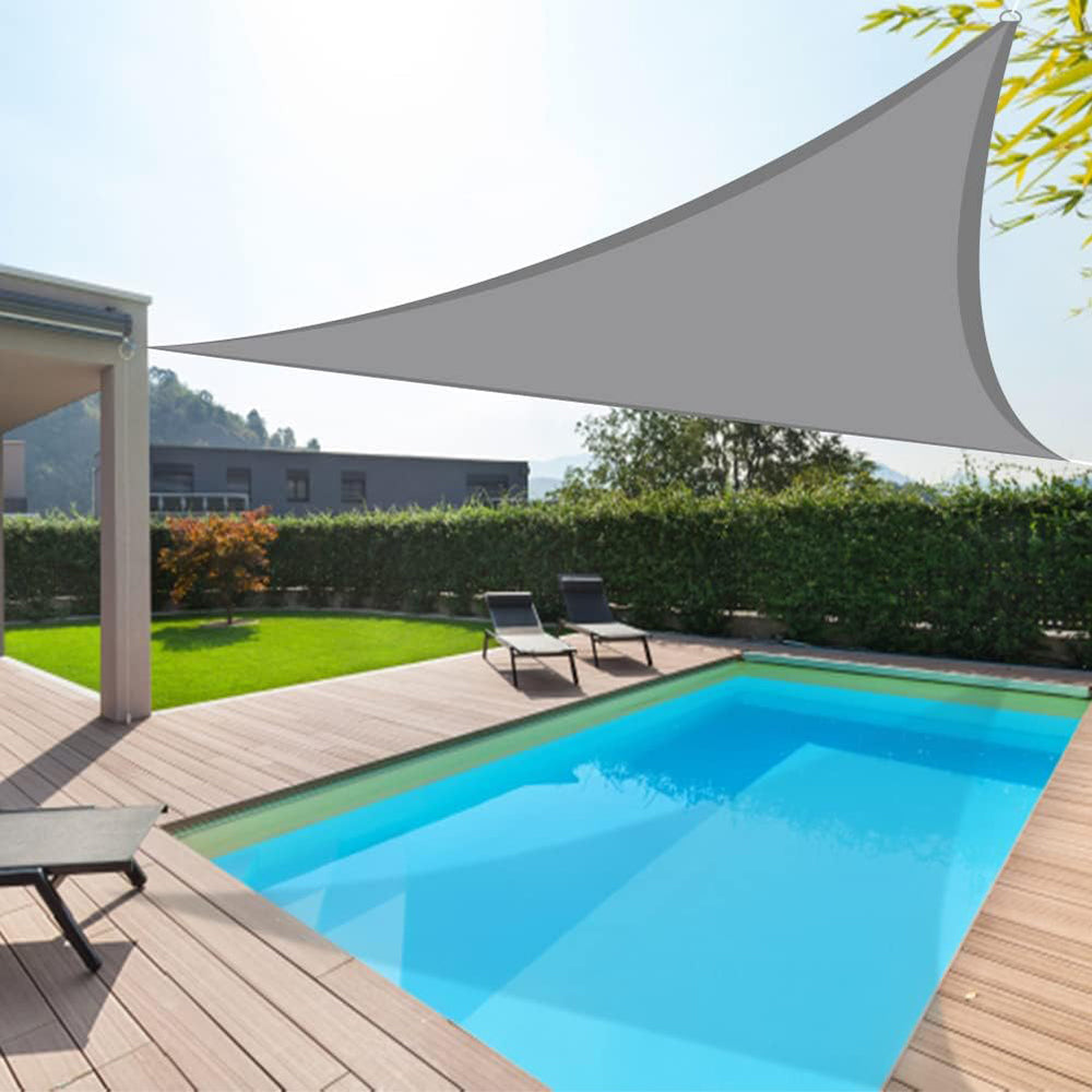 Heavy Duty Waterproof Sun Shade Sail Cloth Square Rectangle Triange Canopy Options
