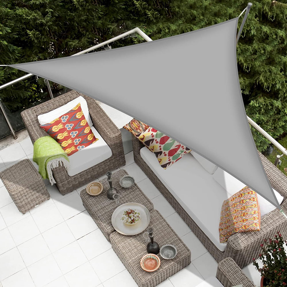 Heavy Duty Waterproof Sun Shade Sail Cloth Square Rectangle Triange Canopy Options