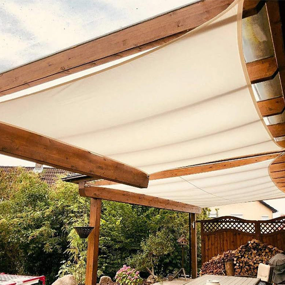Heavy Duty Waterproof Sun Shade Sail Cloth Square Rectangle Triange Canopy Options