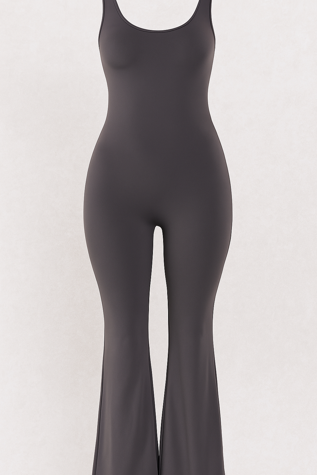 Tuta Sportiva a Zampa Senza Maniche a Compressione - Grigio - 12/28/2024 jumpsuit Summer/Jumpsuit - Concept Palermo