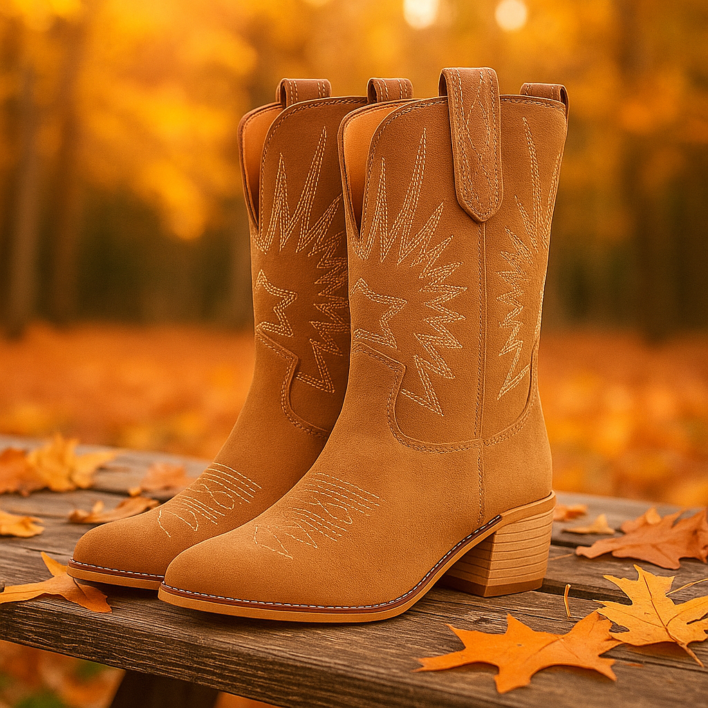 Yna – Bottes Western Brodées Vintage