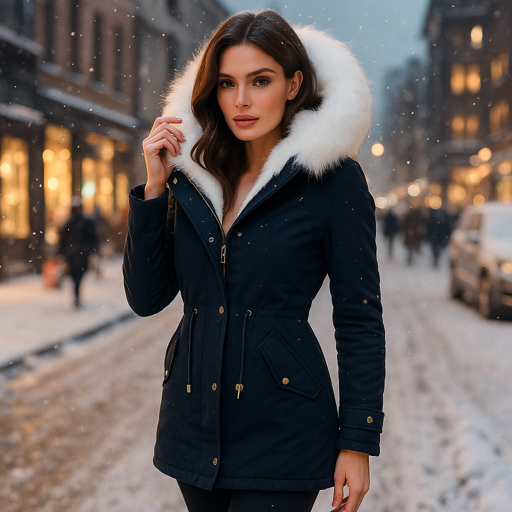 Manteau d’Hiver Élégant et Chaud