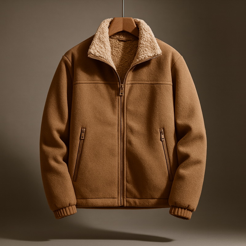 Redmont Soft-Lined Men Fleece Warm Zippered Jacket