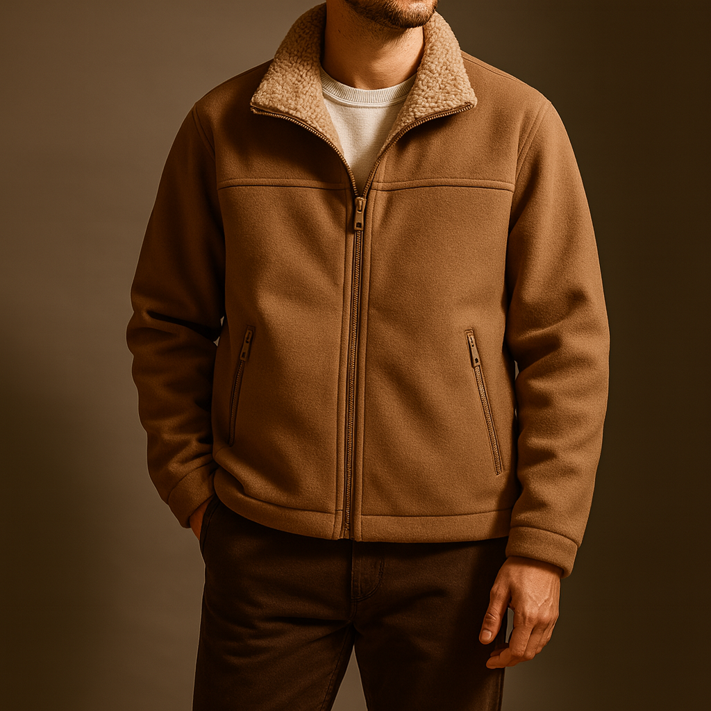 Redmont Soft-Lined Men Fleece Warm Zippered Jacket