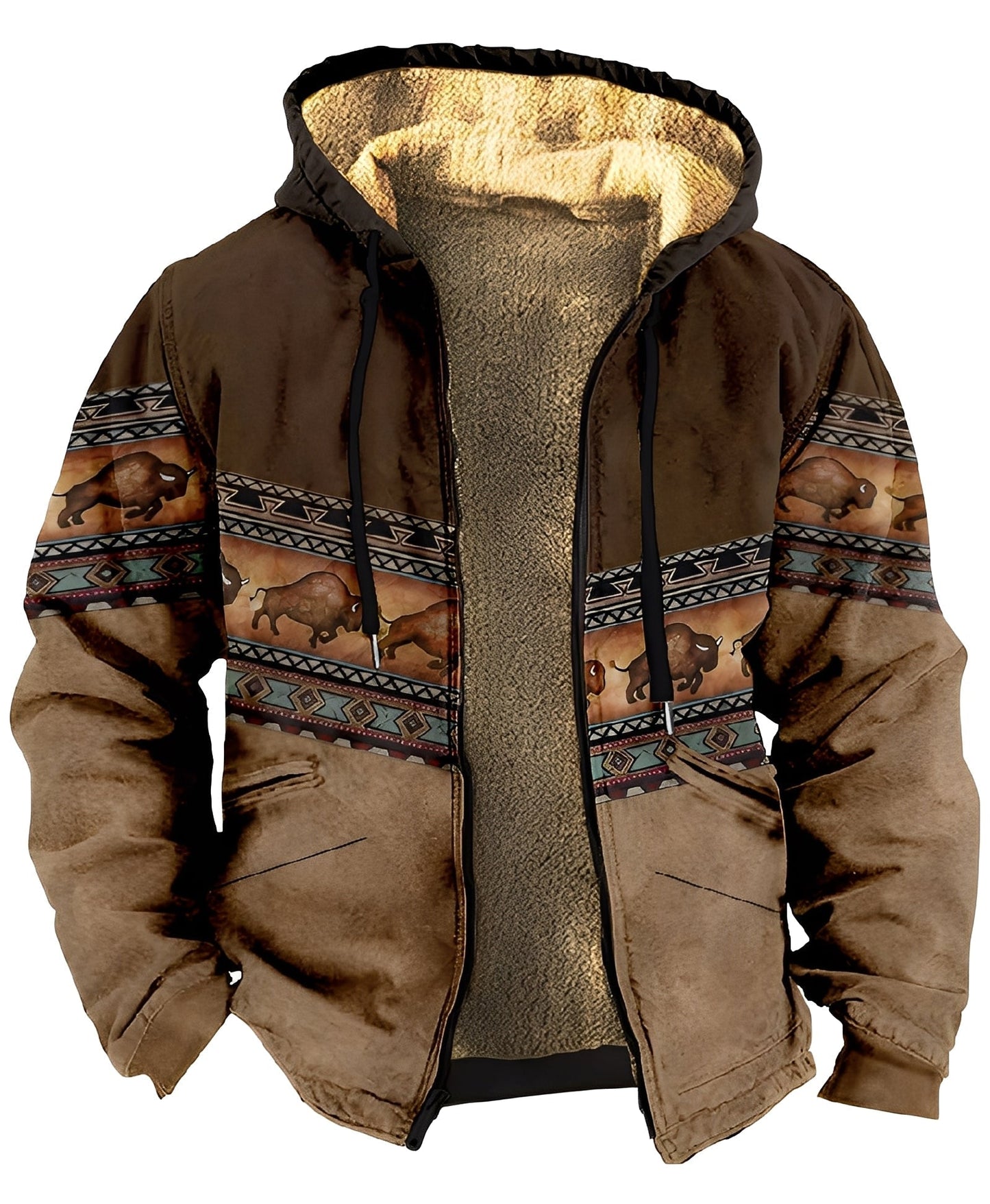 Mervin Veste Homme – Sweat à Capuche Bloc de Couleurs en Tissu Doux & Respirant
