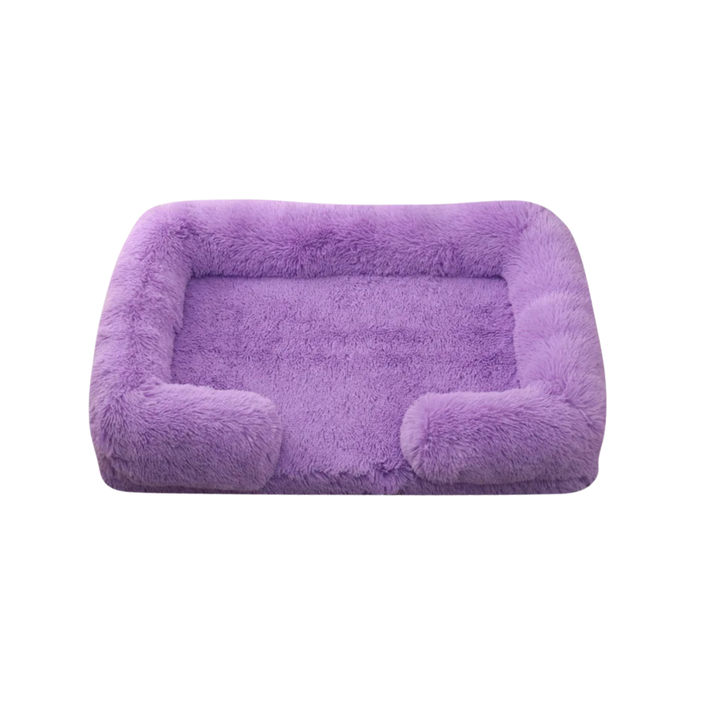 Plush Dog Bed | Anti-Slip, Washable & Durable Cozy Bed for Small to Medium Dogs