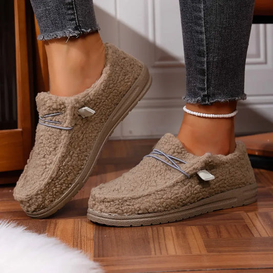 Kaelirae - Gezellige Teddy Stof Slippers