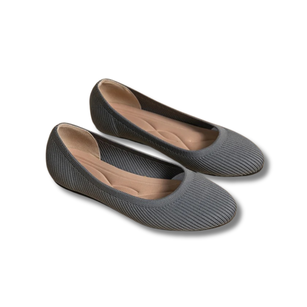 Ballet Flats Stylish Comfy Women Leather Padded Insole Flexible Sole