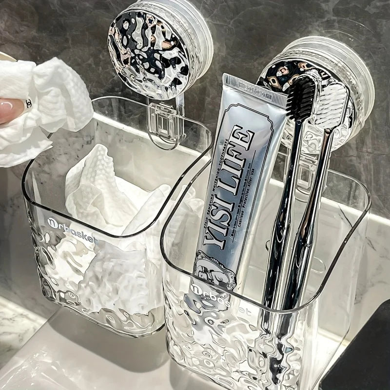 PureVante™ No-Drill Organizer — Turn Bathroom Chaos Into Calm, Clutter-Free Bliss Instantly