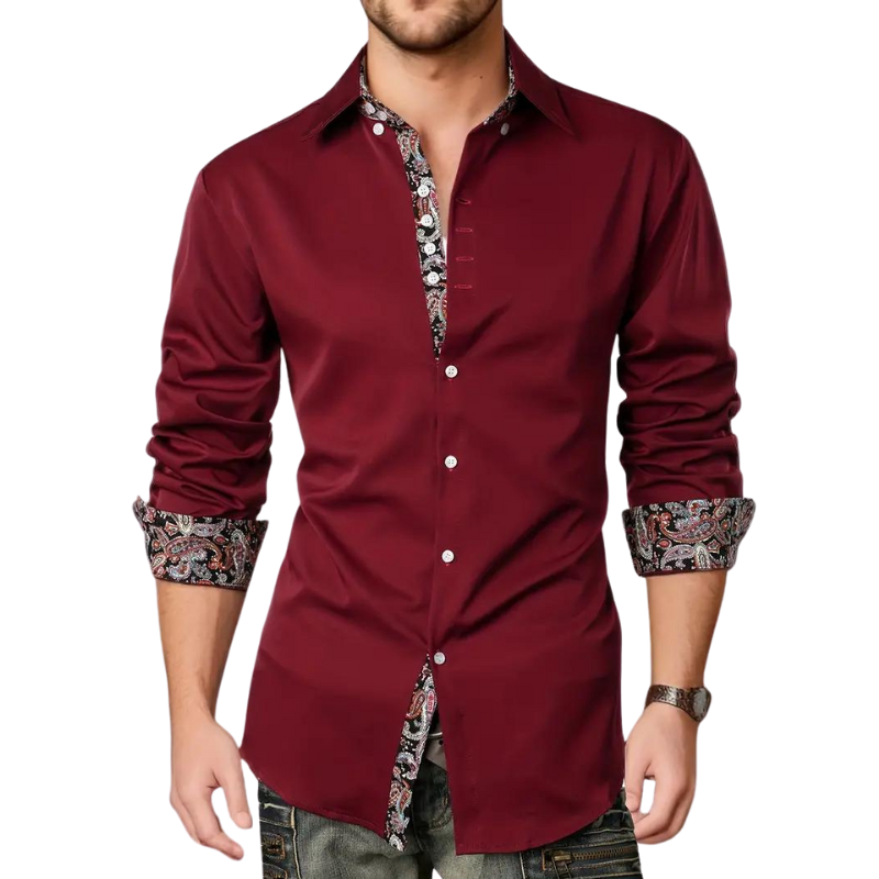 Trendy Heren Feestoverhemd - Matteo