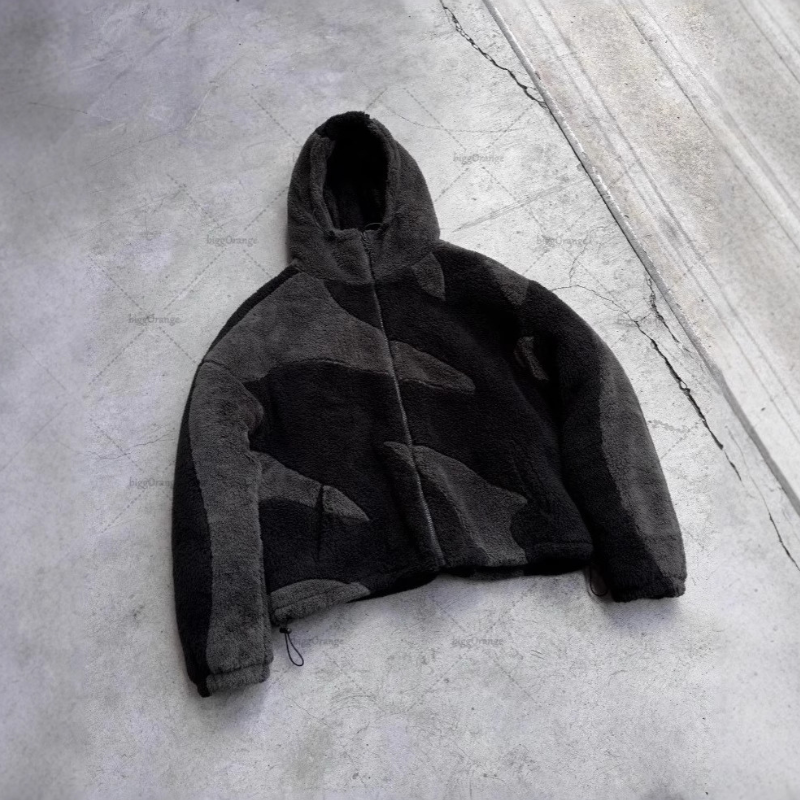 Anthony – Veste à Capuche en Polaire à Manches Longues avec Fermeture Éclair