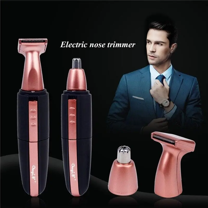 2 In1 Electric Hair Nose Trimmer For Men Usb Rechargeable Removal