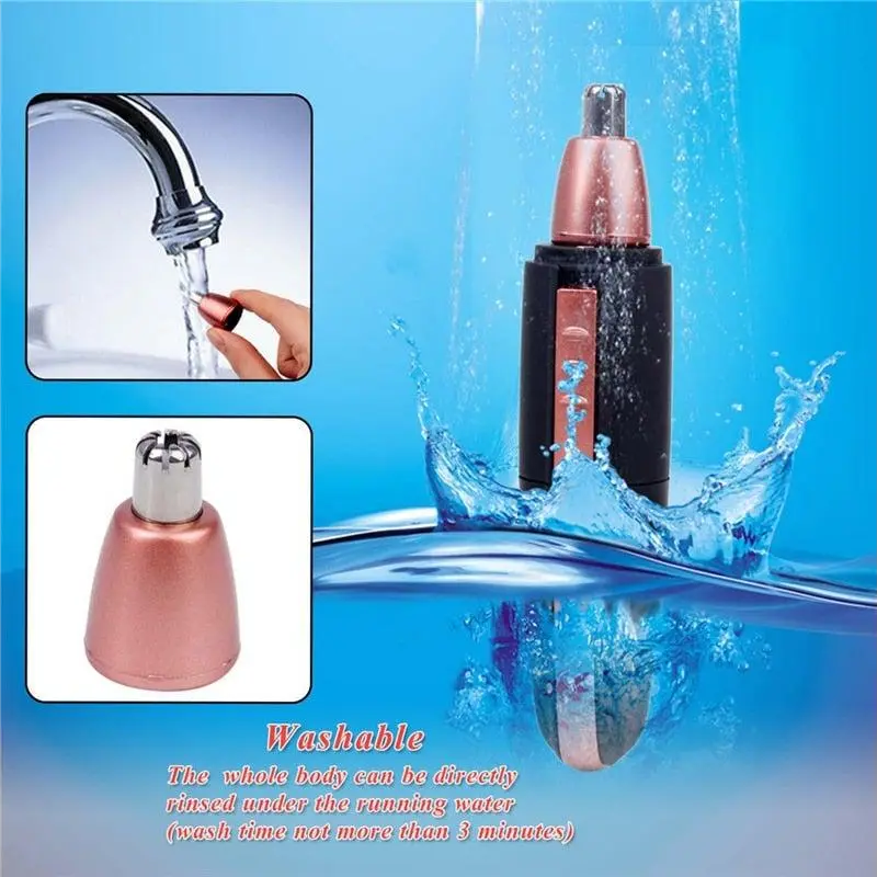 2 In1 Electric Hair Nose Trimmer For Men Usb Rechargeable Removal
