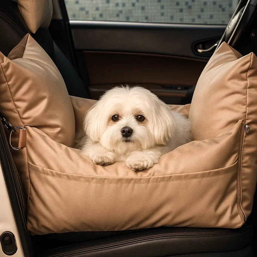 Luxus Hunde Autositz | Komfortabler & Sicherer Reisesitz für Hunde